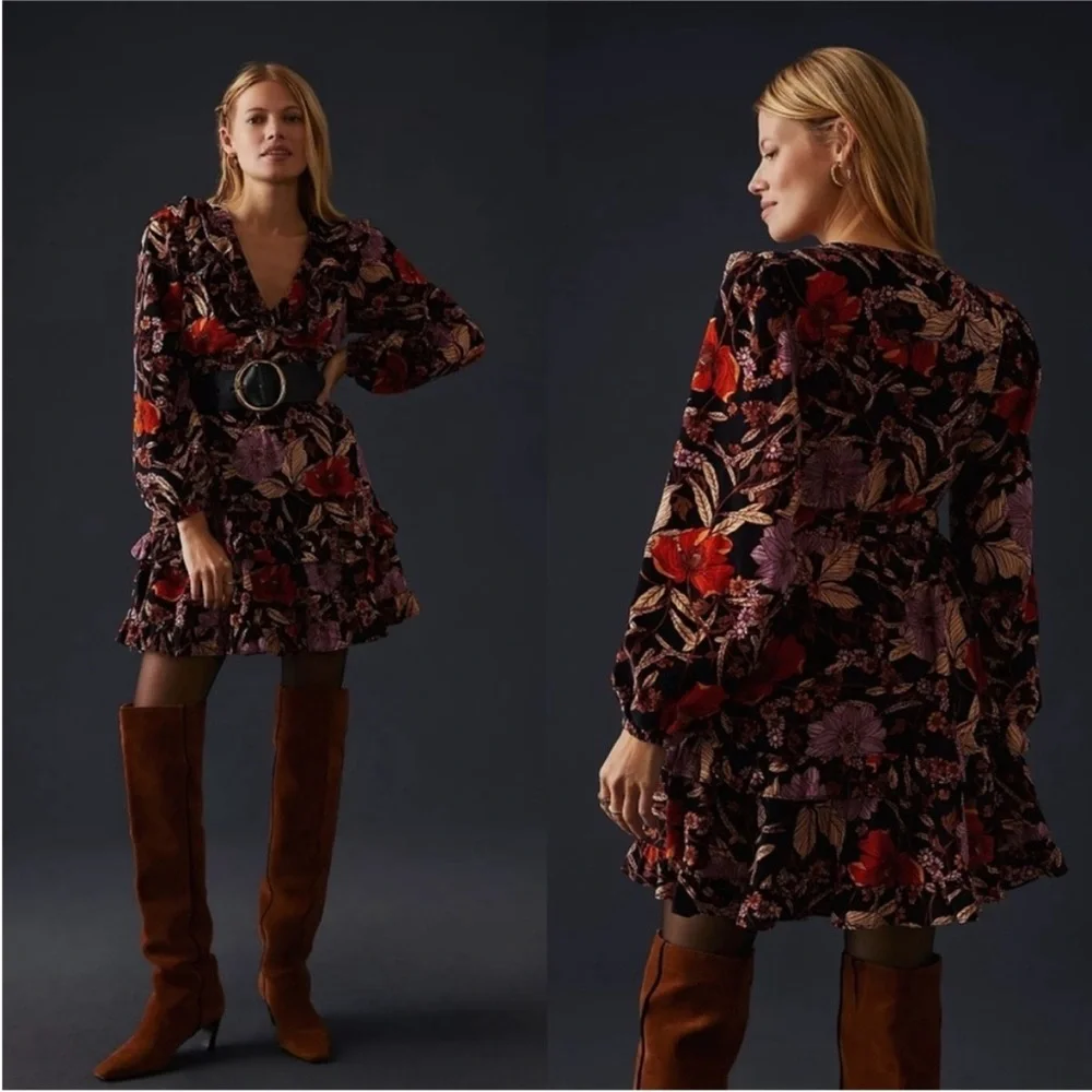 Pilcro dress tiered